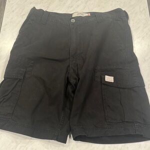 Levi’s Black Cargo Shorts Waist 34